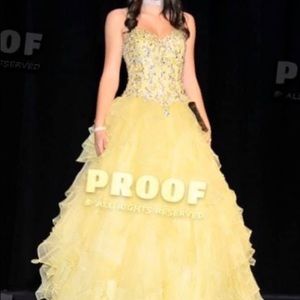 Gorgeous Yellow Mori Lee